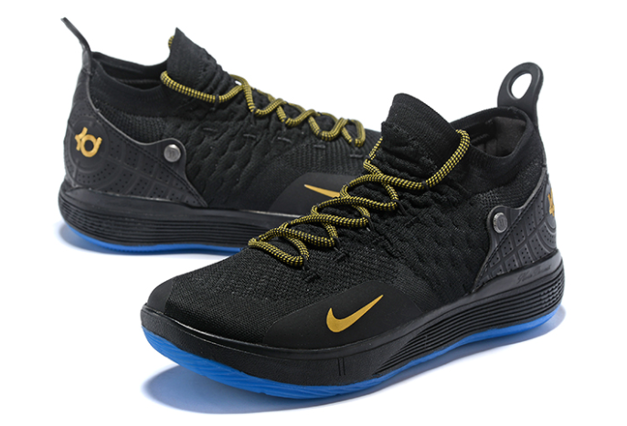 Nike KD 11 Custom Black Metallic Gold